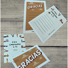 TARJETON GRACIAS / CUMPLE X 10 COD 910-333