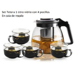 SET TETERA 1 LITRO CON 4 POCILLOS 960-1474