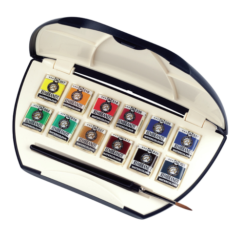 Kit Aquarela Rembrandt - 12 cores + pincel