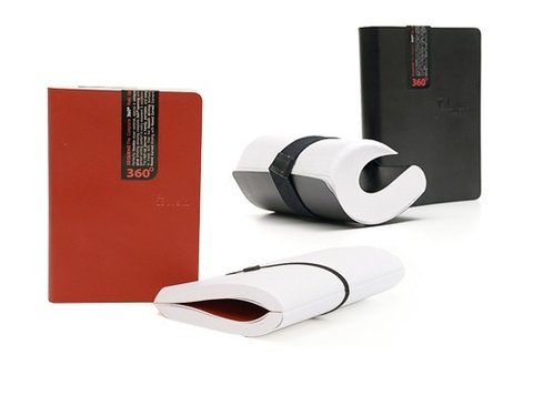 Caderno 360 - Zequenz 21x14,8 140 folhas - folha branca - Capa vermelha na internet
