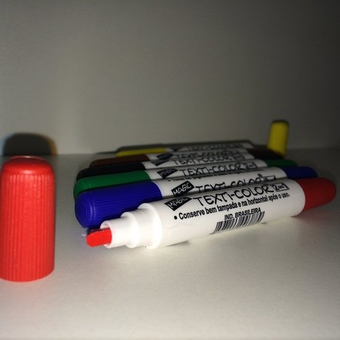Canetas Color Magic, Canetas para Tecido - 6 cores, Textil-color - Atelie das Artes