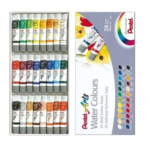 Aquarela Pentel - 24 cores