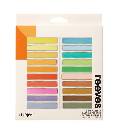 Giz Pastel Seco Reeves - 24 cores