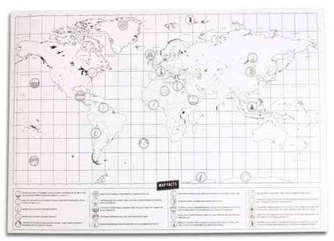 Mapa Viagem Para Raspar na internet