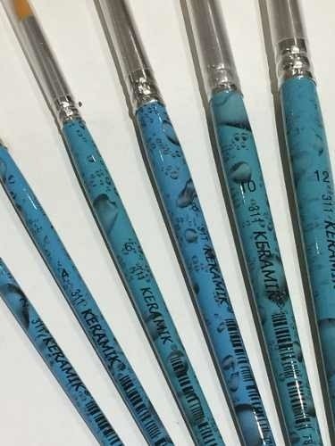 Pincel Sintético Aquarela - Keramik 311 Kit Com 4 Tamanhos na internet