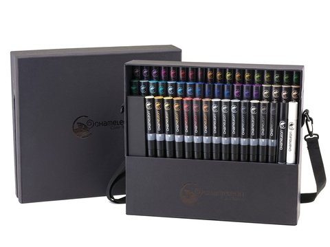 Caneta Artistica Chameleon Color Tones - Kit 52 cores na internet