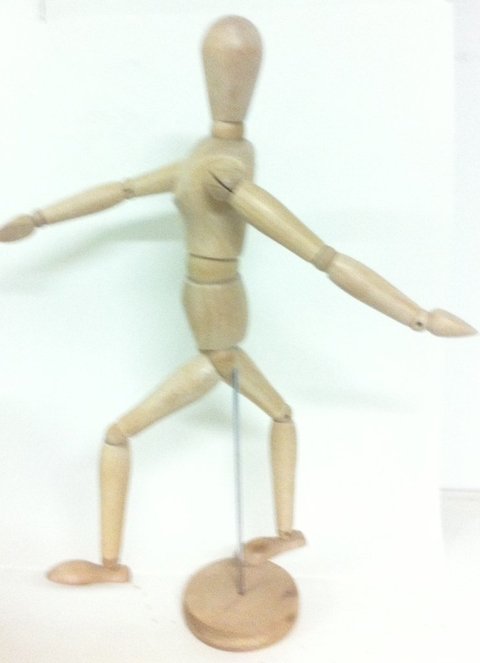 Boneco Articulado Madeira 40cm - Desenho, Moda e Artes. na internet