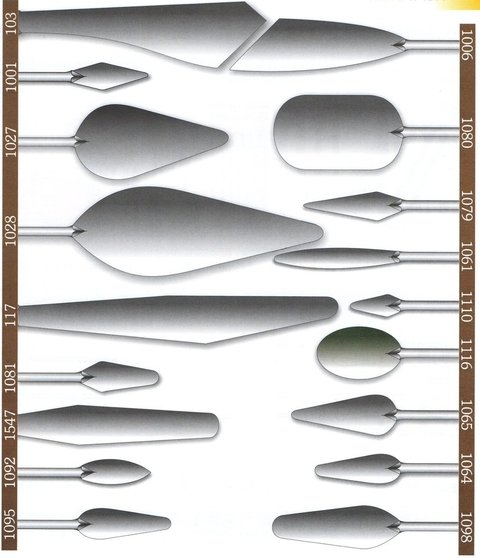 Espátula de Aço Para Pintura Keramik - unidade - Atelie das Artes