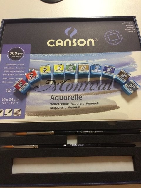 Kit Canson Aquarela Van Gogh na internet