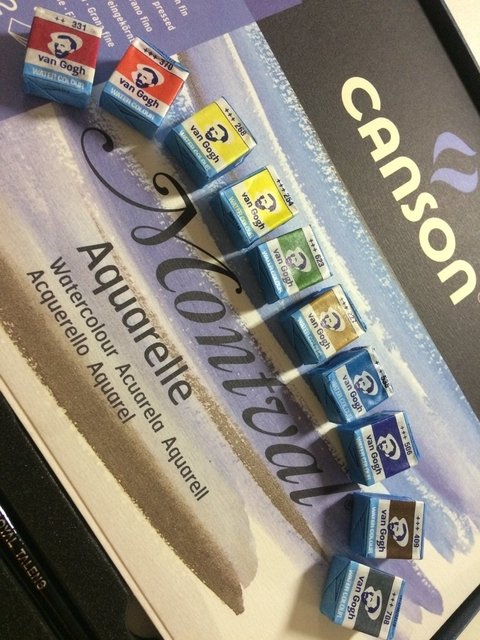 Kit Canson Aquarela Van Gogh - Atelie das Artes