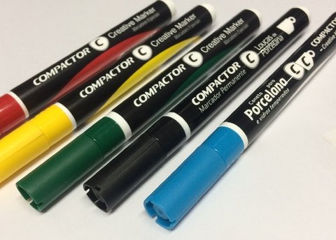 Caneta para porcelanato e vidros temperados Compactor - comprar online