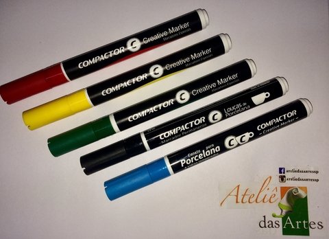 Caneta para porcelanato e vidros temperados Compactor