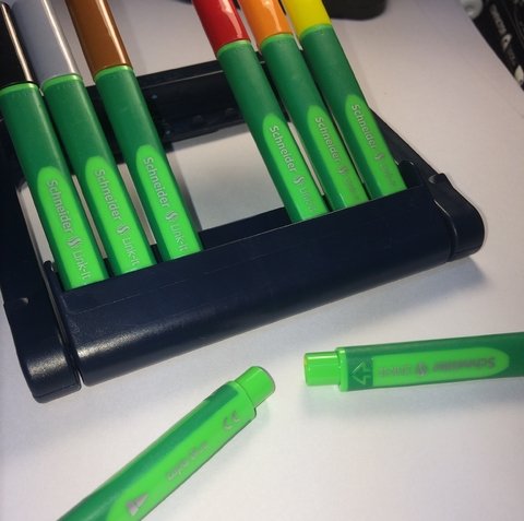 Caneta Link-It Fineline 1,0 Schneider - kit 8 canetas - Atelie das Artes