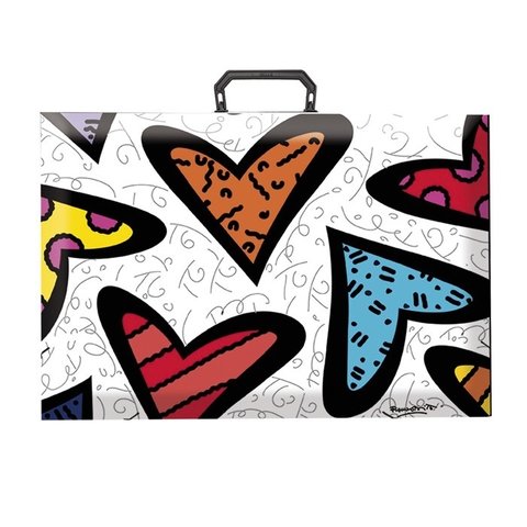 Pasta Maleta A3 Romero Britto - Atelie das Artes