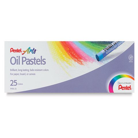 Giz Pastel Oleoso Pentel - 25 cores