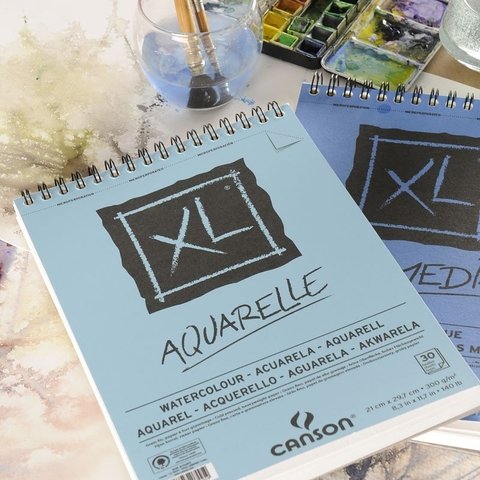 Caderno Aquarelle Canson A4 - Atelie das Artes