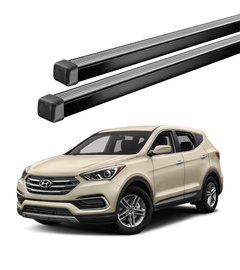 Barras Portaequipaje Thule SquareBar Hyundai Santa Fe 2010-2012 Techo Plano