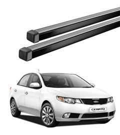 Barras Portaequipaje Thule SquareBar Kia Cerato 2009-2012 Techo Plano
