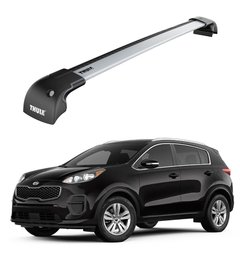 Barras Portaequipaje Thule WingBar Edge Bk Kia Sportage 2016-2018 Riel de Techo