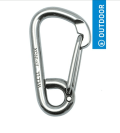 Mosqueton inoxidable Witchard 3/8 9 mm