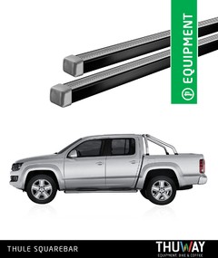Barras Portaequipaje Thule SquareBar Volkswagen Amarok d/c 2010-2018 Punto Fijo - Thuway