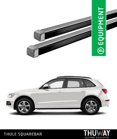 Barras Portaequipaje Thule SquareBar Audi Q5 2008-2017 Riel de Techo - Thuway