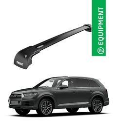 Barras Portaequipaje Thule WingBar Edge Negro Audi Q7 2015-2019 Riel de Techo - Thuway