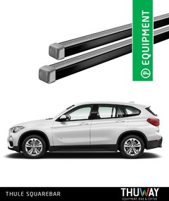 Barras Portaequipaje Thule SquareBar BMW X1 2009-2015 Riel de Techo