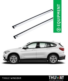 Barras Portaequipaje Thule WingBar BMW X1 2009-2015 Riel de Techo