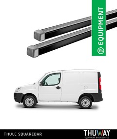 Barras Portaequipaje Thule SquareBar Fiat Doblo 2010-2018 Punto Fijo