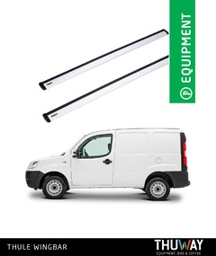 Barras Portaequipaje Thule WingBar Fiat Doblo 2010-2018 Punto Fijo