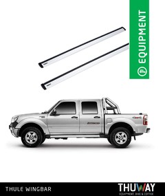 Barras Portaequipaje Thule WingBar Ford Ranger 2011-2018 Techo Plano - Thuway