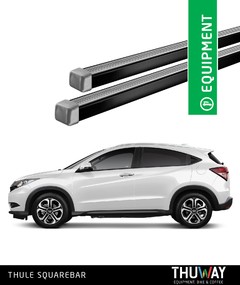 Barras Portaequipaje Thule SquareBar Honda HRV 2017-2018 Techo Plano