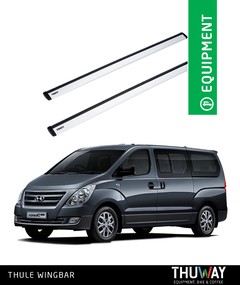 Barras Portaequipaje Thule WingBar Hyundai H1 2008-2018 Techo Plano