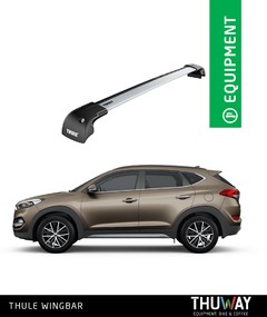 Barras Portaequipaje Thule WingBar Edge Hyundai Tucson 2010-2015 Barras Longitudinales - Thuway