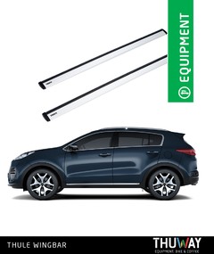 Barras Portaequipaje Thule WingBar Kia Sportage 2016-2018 Riel de Techo