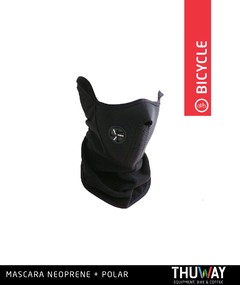 Cubre Rostro Térmica Neoprene + Polar para Ciclismo Moto - Thuway