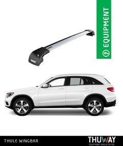 Barras Portaequipaje Thule WingBar Edge Mercedes Benz GLC 2015-2019 Riel de Techo
