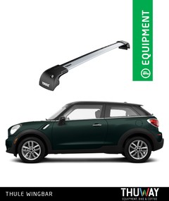 Barras Portaequipaje Thule WingBar Edge Mini Cooper Paceman 2013-2018 Riel de Techo - Thuway