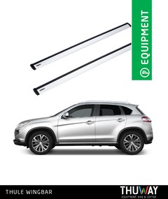 Barras Portaequipaje Thule WingBar Peugeot 4008 2012-2018 Riel de Techo - Thuway