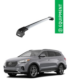 Barras Portaequipaje Thule WingBar Edge Hyundai Grand Santa Fe 2017-2018 Riel de Techo