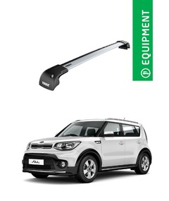 Barras Portaequipaje Thule WingBar Edge Kia Soul 2017-2018 Riel de Techo