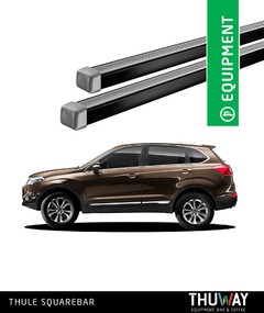 Barras Portaequipaje Thule SquareBar Chery Tiggo 5 2015-2018 Riel de Techo - Thuway