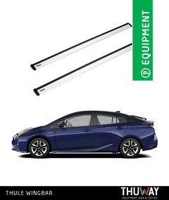 Barras Portaequipaje Thule WingBar Toyota Prius 2009-2015 Techo Plano - Thuway