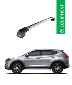Barras Portaequipaje Thule WingBar Edge Hyundai 2015-2018 Tucson Riel de Techo - Thuway