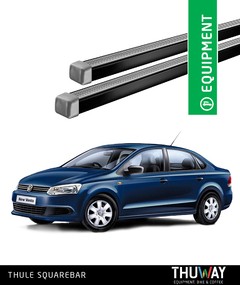 Barras Portaequipaje Thule SquareBar Volkswagen Vento VI 2011-2018 Techo Plano - Thuway