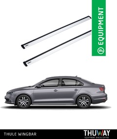 Barras Portaequipaje Thule WingBar Volkswagen Vento 2005-2010 Techo Plano - Thuway