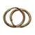 Aros Argollas de Oro Rosa 18k. 0.5Grs