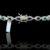 Pulsera en Plata 925 Rodinada en Oro Blanco 18klts. Zafiros y Circoñas. en internet