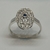 Anillo de Plata 925 Zafiro y Circoñas. Art Deco. - comprar online